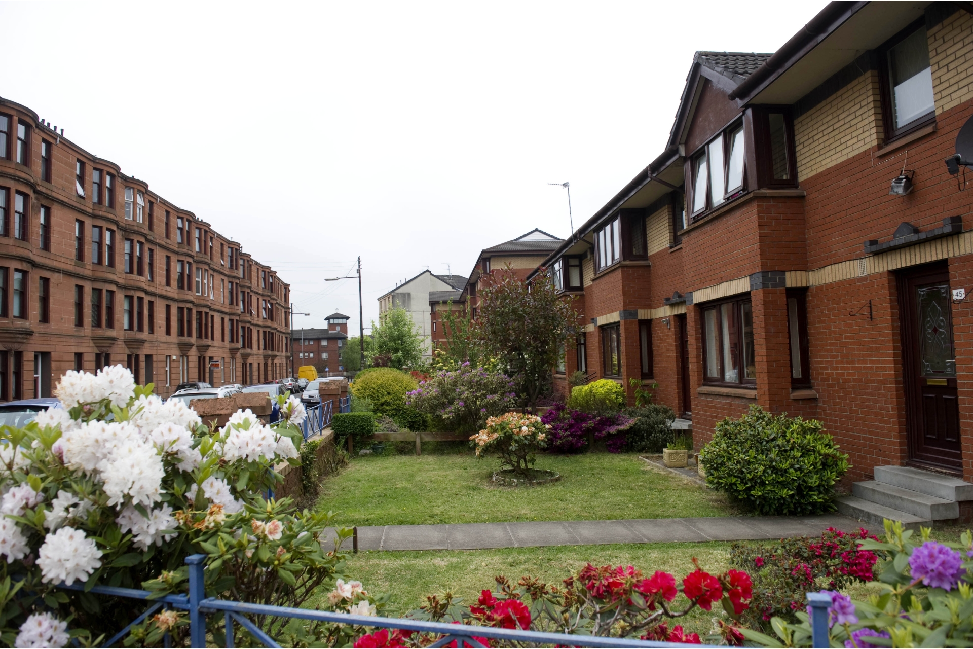 Firhill Street, next to Mackintosh Church and Partick Thistle FC