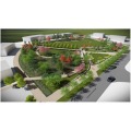 Aerial View of the Community Park Proposals from Stonyhurst Street Looking North East by LUC