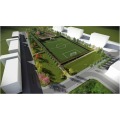 Aerial View of the Play Park Proposals from Appleby Street Looking West by LUC