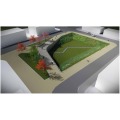 Aerial View of the Tranquil Space Proposals from Cleghorn Street Looking North East by LUC