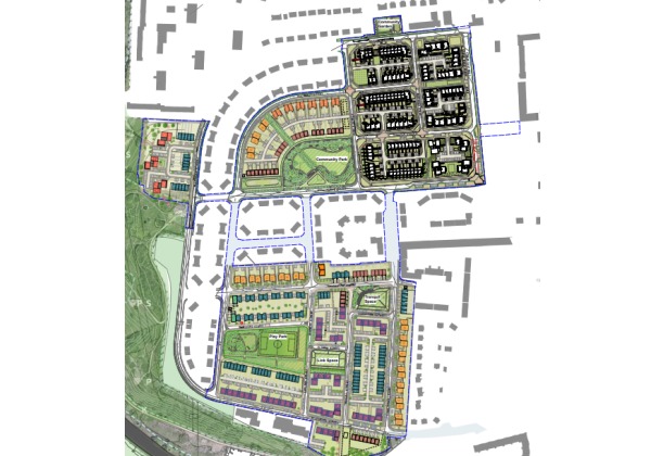 Image from Hamiltonhill Full Masterplan Drawing