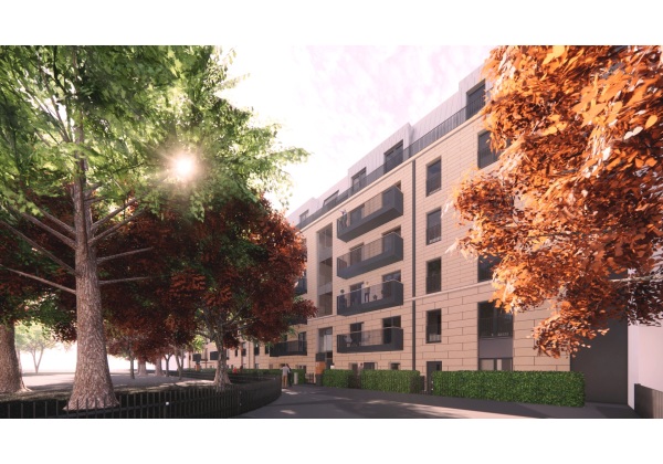 Architect's Impression of Proposals, North Elevation 25 Burnbank Gardens