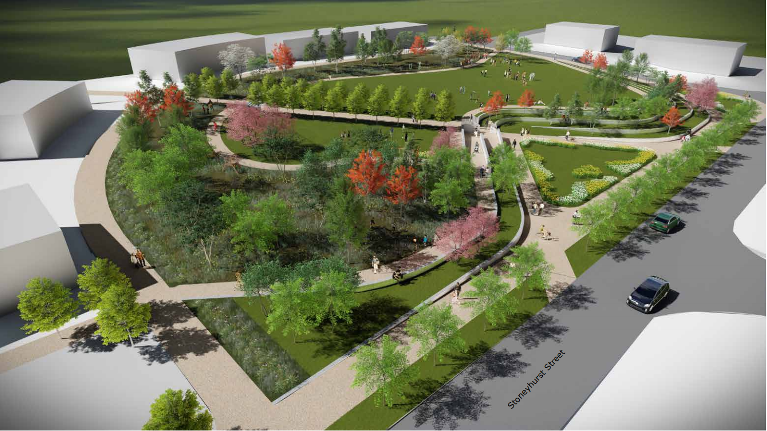 GIF Original Concept Artwork - Community Park