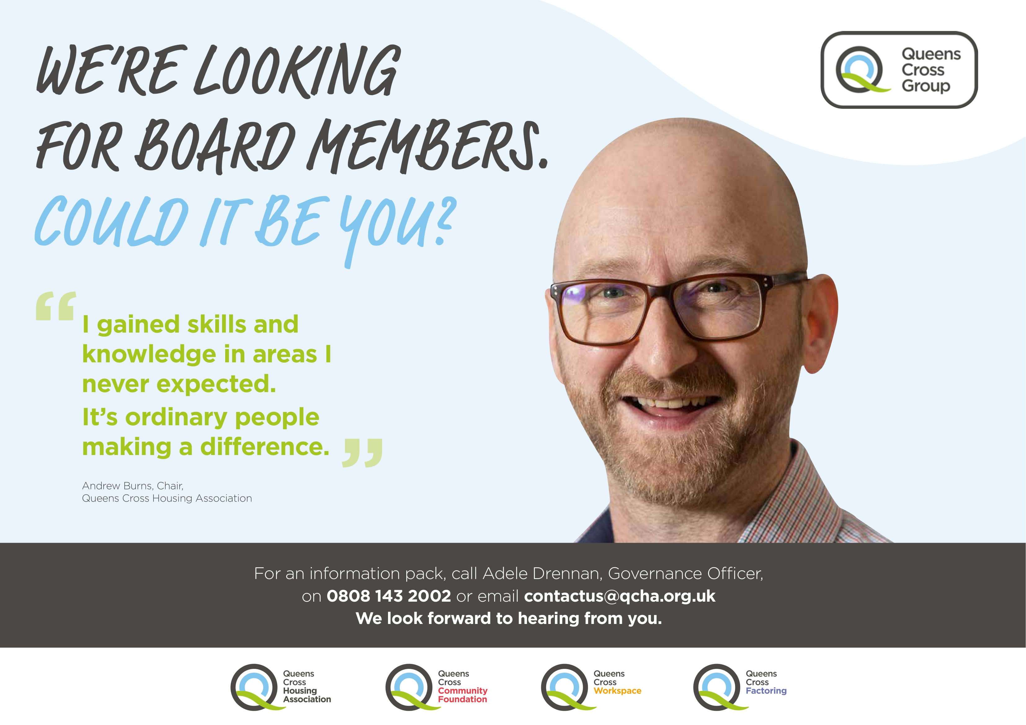 Board recruitment - Andrew Burns