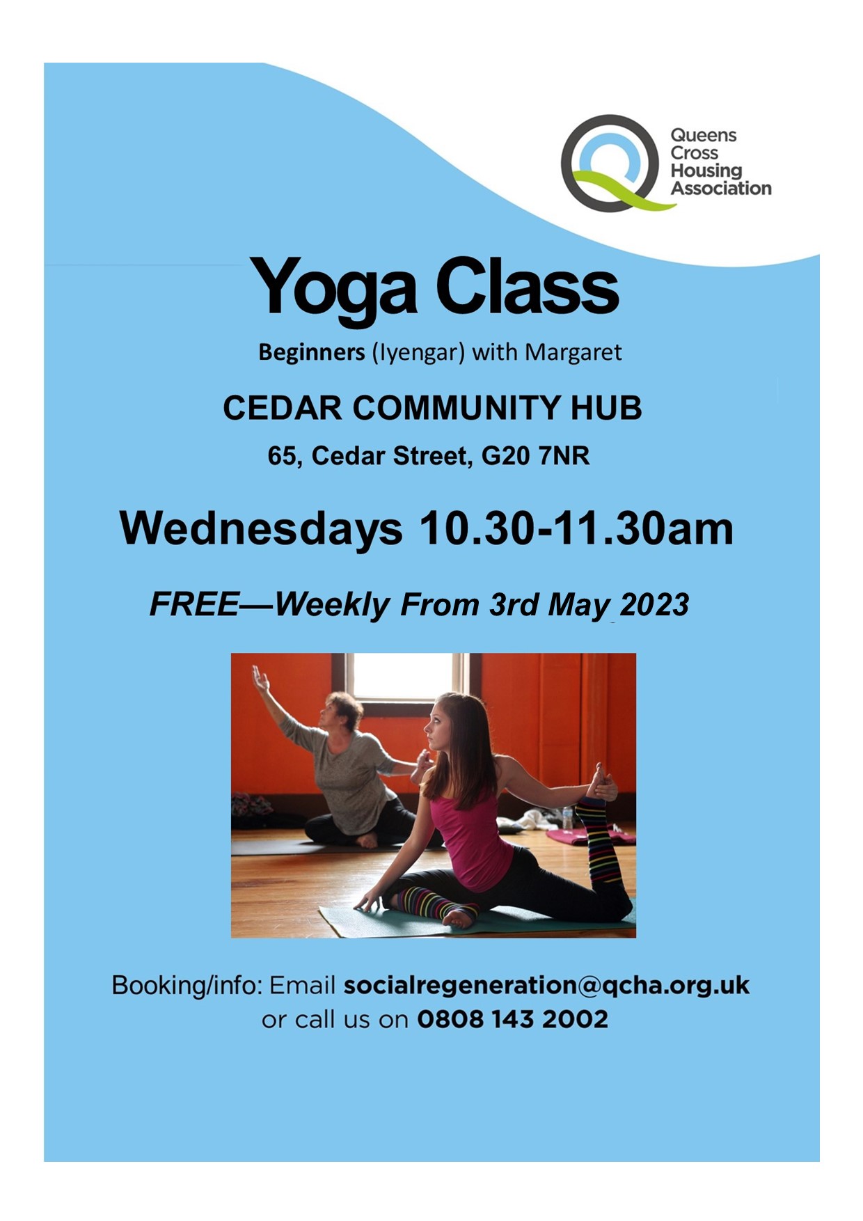 Yoga Class Beginners (Iyengar with Margaret)